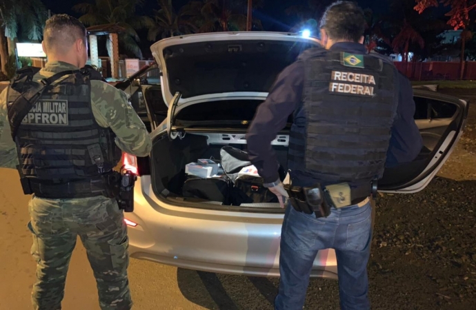 Receita Federal e BPFron apreendem mais de R$ 100 mil em mercadorias em São Miguel do Iguaçu