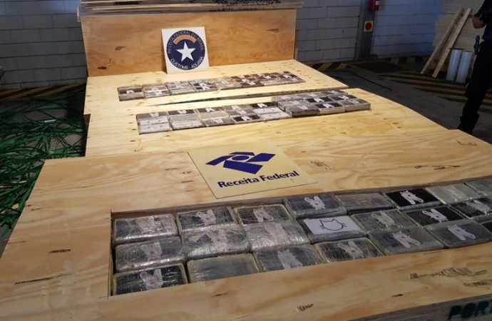Receita Federal e Polícia Federal deflagram operação de combate ao tráfico internacional de drogas