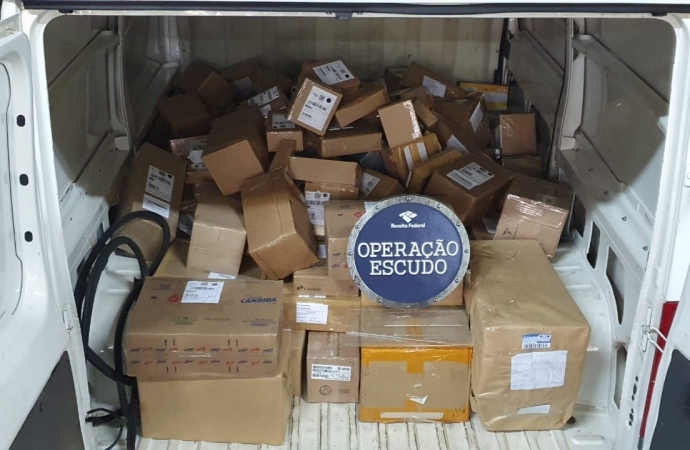 Receita Federal retém 309 volumes de remessas postais irregulares