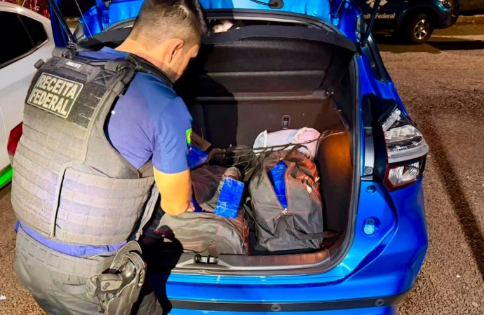Receita Federal retém mais de 70 kg de substância análoga à maconha