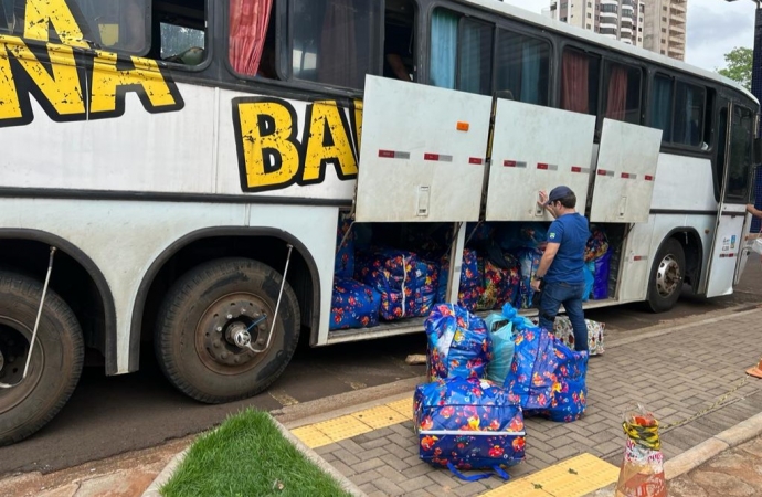 Receita Federal retém três ônibus de turismo em Santa Terezinha de Itaipu