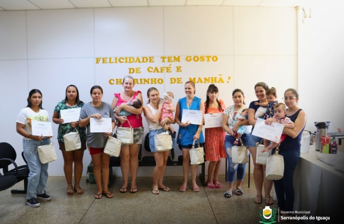 Grupo de Gestantes recebe Kits Maternidade em Serranópolis do Iguaçu