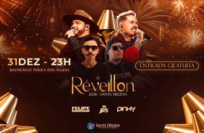 Réveillon 2026 com Felipe & Rodrigo vai agitar o Balneário Terra das Águas