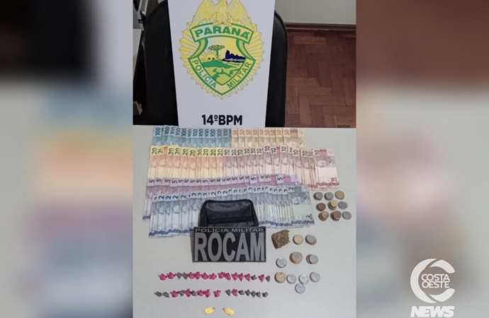 ROCAM prende duas pessoas e apreende drogas e veículo em Itaipulândia