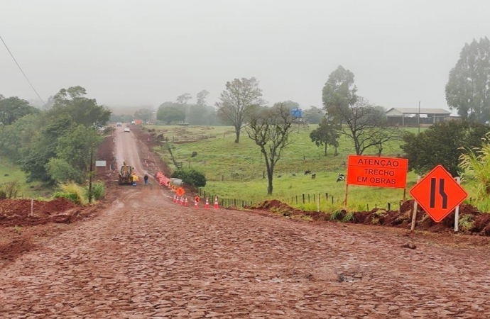 Rodovia entre Santa Helena e Ramilândia está entre as grandes obras do governo no Oeste