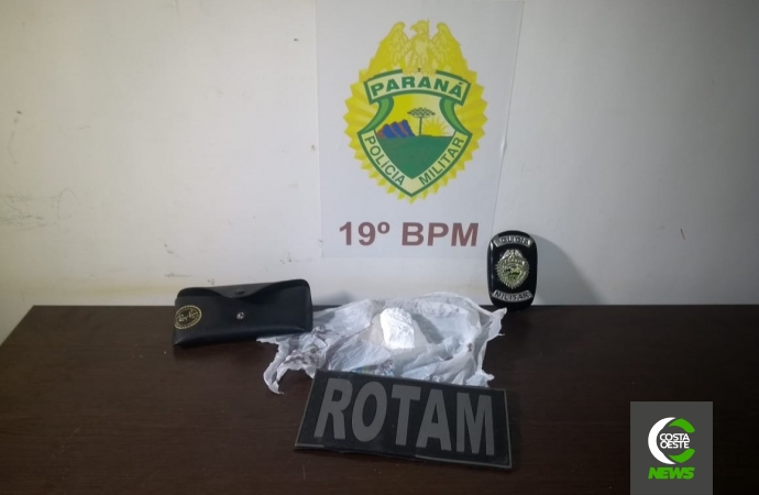 ROTAM apreende cocaína e detém duas passageiras de taxi em Santa Helena