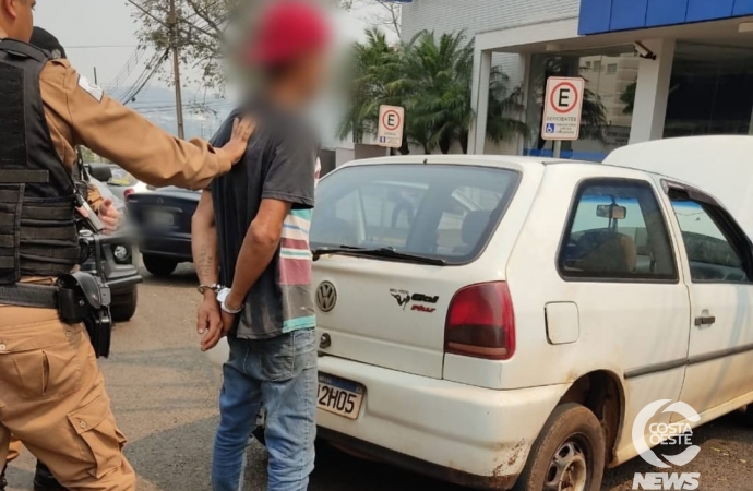 ROTAM recupera veículo e prende motorista em São Miguel do Iguaçu