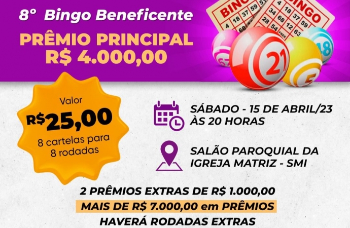 Rotary Club promove um show de prêmios com bingo beneficente em São Miguel do Iguaçu