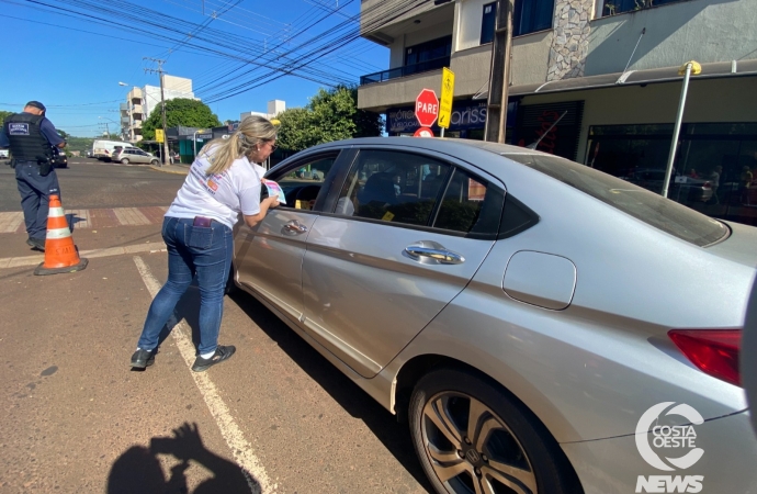 Rotary Club realiza campanha de conscientização contra a violência sexual infantojuvenil em São Miguel do Iguaçu