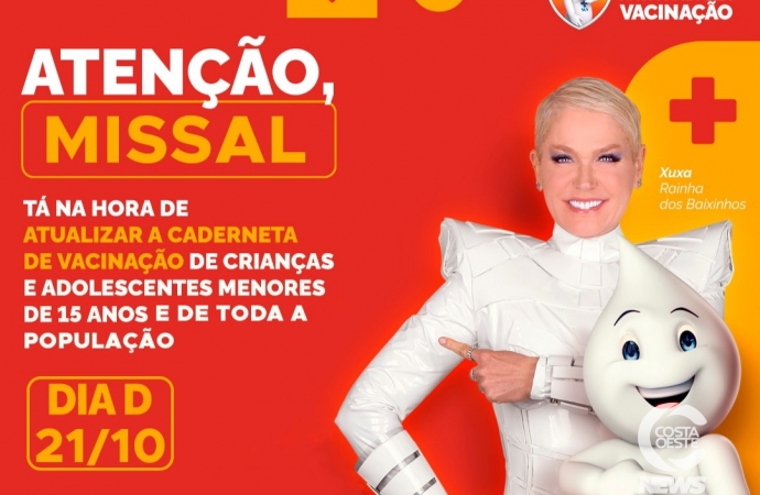 Sábado tem Dia D de Multivacinação em Missal