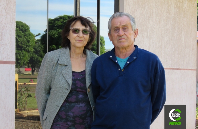 Santa Helena 54 anos: Conheça a história de seu Francisco e Theresinha Grasselli que há 56 anos residem no distrito de Vila Celeste