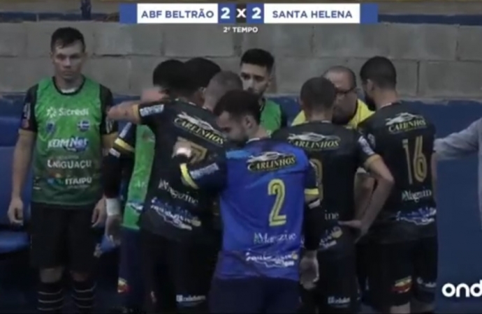 Santa Helena Futsal segura empate contra a ABF Beltrão Futsal