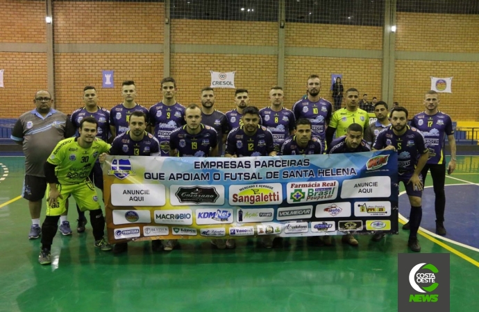 Santa Helena Futsal termina em 1º lugar da chave e se concentra para a próxima fase