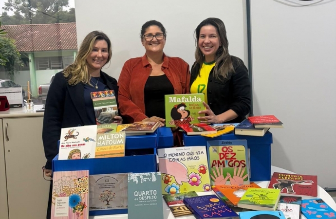 Santa Helena recebe Kit Biblioteca por meio do Convênio Linha Ecológica 2026