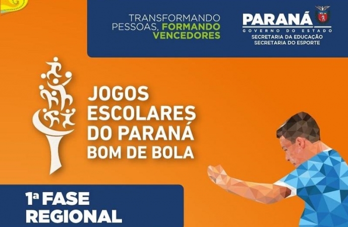 Santa Helena sedia 1ª Fase Regional dos Jogos Escolares do Paraná Bom de Bola
