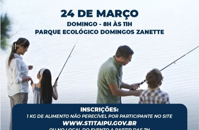 Santa Terezinha de Itaipu promove a 1ª Pesca em Família