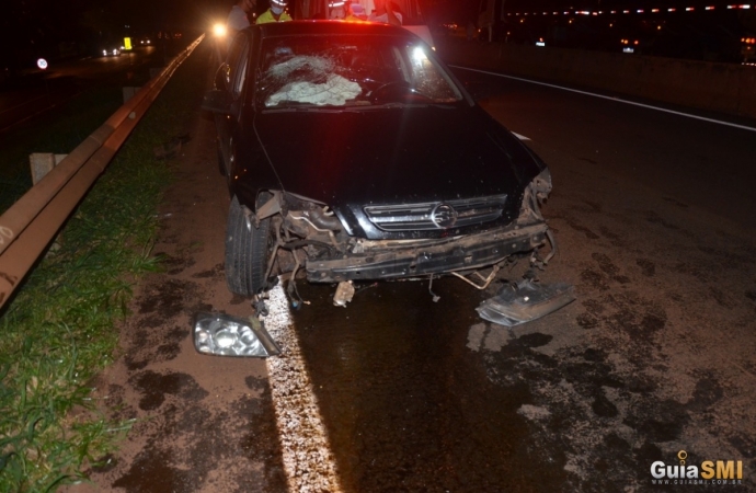 São Miguel do Iguaçu: Acidente na BR 277 em frente a Igreja Matriz é registrado na noite de ontem