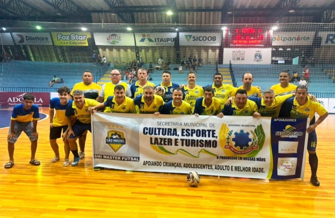 São Miguel conquista duas medalhas de prata no Torneio Internacional de Futsal Master