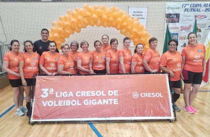 São Miguel conquista medalha de bronze na Liga Cresol de Vôlei Gigante