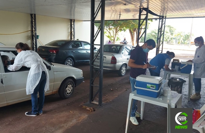 São Miguel do Iguaçu: Começou hoje a vacinação de idosos de 79 anos
