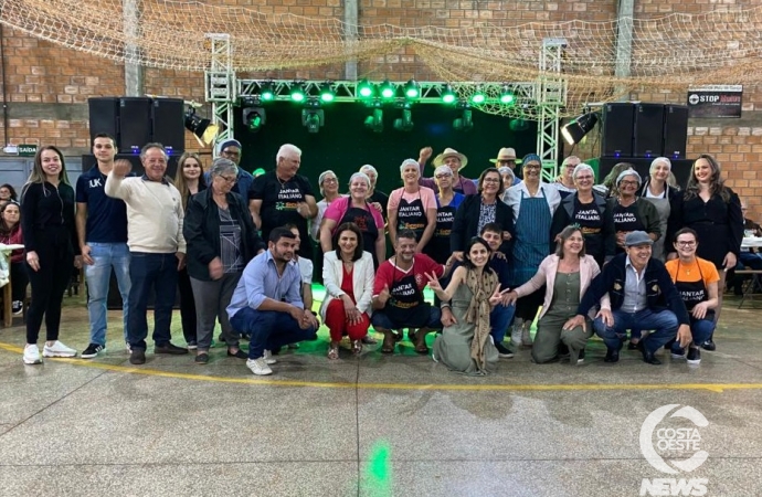 São Miguel do Iguaçu: comunidade Nova Brasília realiza jantar italiano