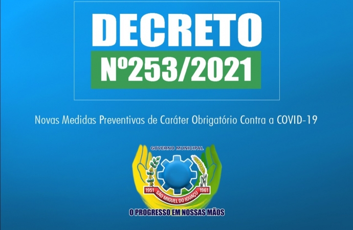 São Miguel do Iguaçu: Decreto com medidas restritivas continua válido e novas multas poderão ser aplicadas