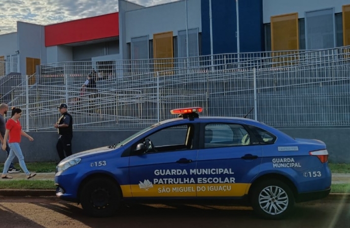 São Miguel do Iguaçu: Guarda Municipal intensifica segurança nas escolas da rede municipal