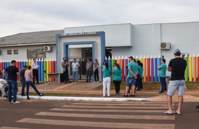 São Miguel do Iguaçu inaugura obra de melhorias no CMEI Angelina Carra