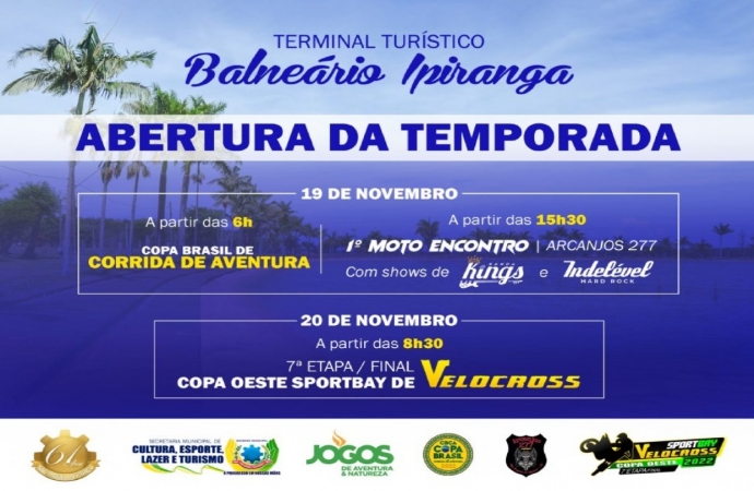 São Miguel do Iguaçu prepara programação especial para a abertura oficial da temporada no Balneário Ipiranga
