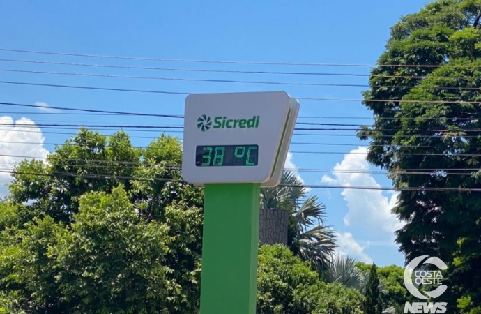 São Miguel do Iguaçu registra altas temperaturas e moradores buscam formas de se refrescar