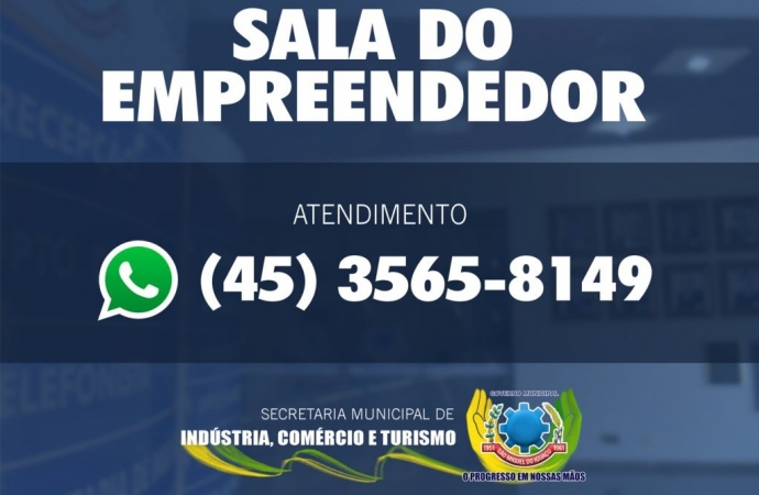 São Miguel do Iguaçu: Sala do Empreendedor disponibiliza WhatsApp para atendimento remoto