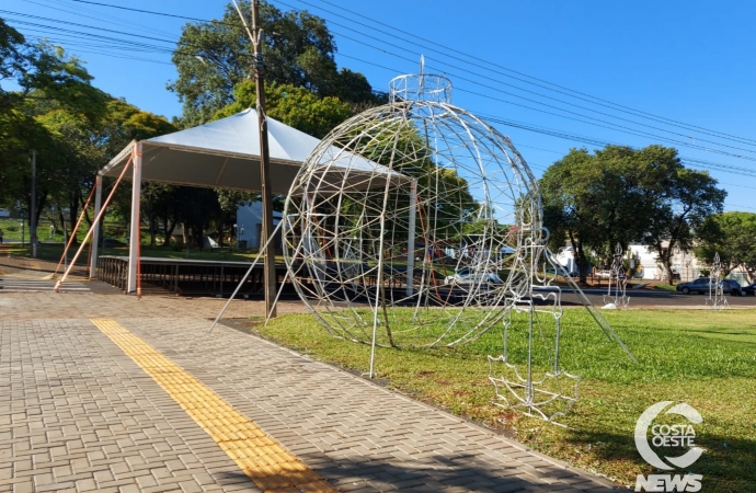 São Miguel do Iguaçu se prepara para chegada do Papai Noel nesta quinta-feira (08)