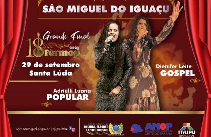 São Miguel do Iguaçu terá duas representes na final da 18ª edição do Fermop nesta sexta (29)