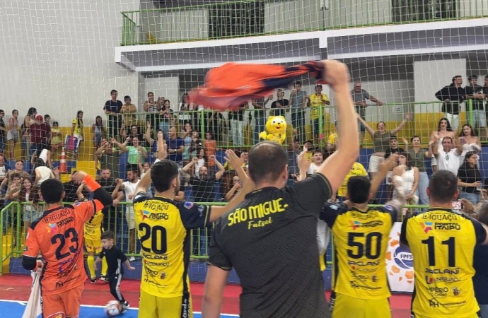 São Miguel Futsal vence o Boa Vista por 4 a 2 e assume a terceira posição na Série Bronze