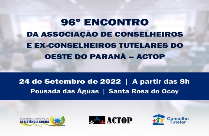 São Miguel vai sediar encontro de conselheiros e ex-conselheiros tutelares do Oeste do Paraná
