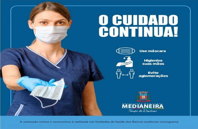 Saúde reforça importância das medidas de prevenção contra Covid-19