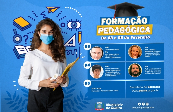 Secretaria de Educação de Guaíra promove semana de Formação Pedagógica para educadores