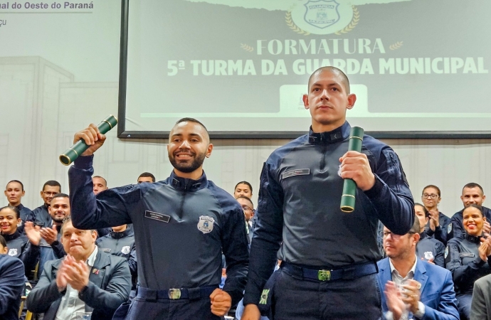 Segurança de Foz ganha 56 novos Guardas Municipais
