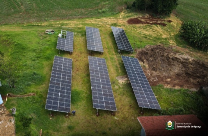 Serranópolis do Iguaçu amplia produção de energia limpa com instalação de duas novas usinas fotovoltaicas