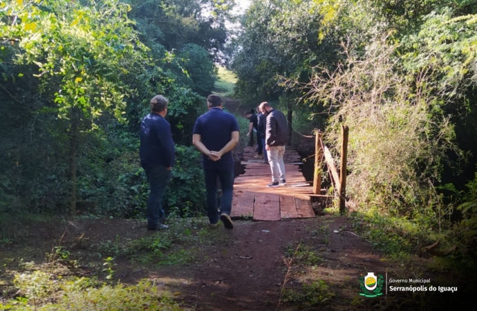 Serranópolis e São Miguel do Iguaçu se unem para construir pontes que ligam os municípios