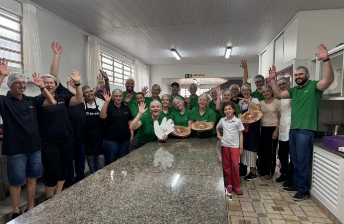 Sicredi mobiliza voluntários no Dia C e arrecada recursos para a Escola de Pais de São Miguel do Iguaçu