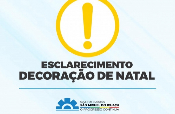 SMI: Governo municipal suspende contrato da decoração de Natal após denúncia de possível irregularidade entre empresas concorrentes