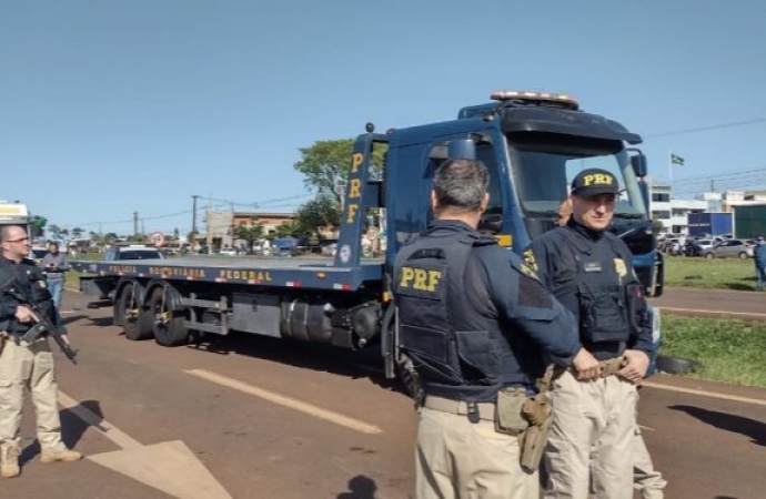 Termina bloqueio da BR 277 em Foz do Iguaçu