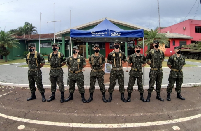 Tiro de Guerra 05-018 realiza entrega de agasalhos arrecadados durante Campanha Solidária