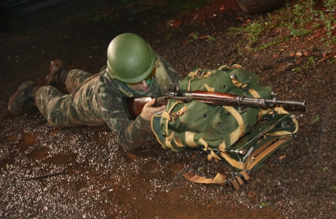 Tiro de Guerra de Medianeira realiza campo do Curso de Formação de Cabos