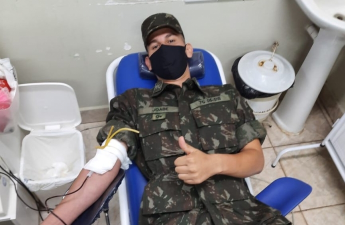 Tiro de Guerra de Medianeira realiza doação de sangue