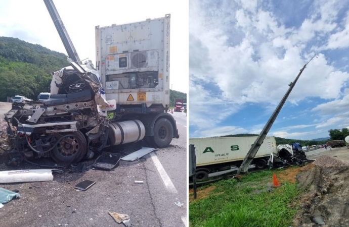 Tragédia evitada: Falha mecânica provoca acidente, motorista escapa da morte na BR-277