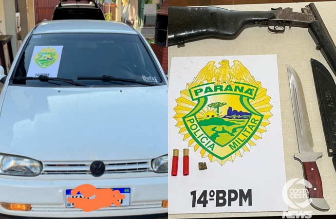 Três homens são presos pela Polícia Militar em Itaipulândia