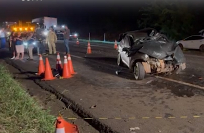 Três pessoas morrem em acidente na BR-277 em Laranjeiras do Sul