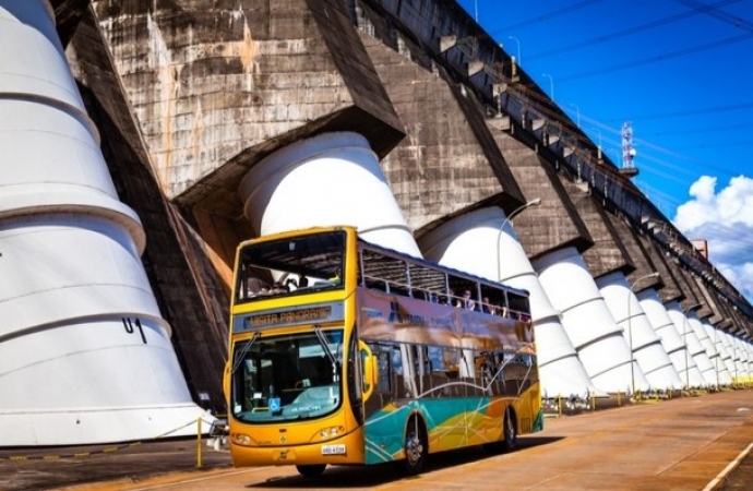 Turismo na Itaipu cresceu 93% no mês de julho